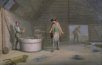 Minería de plomo en Leadmills, el lavado y tamizado del plomo de David Allan