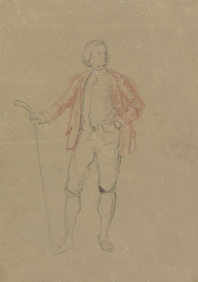 Estudio para el retrato de William Inglis de David Allan