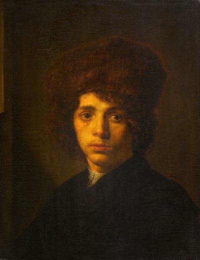 Joven con sombrero de piel de David Bailly