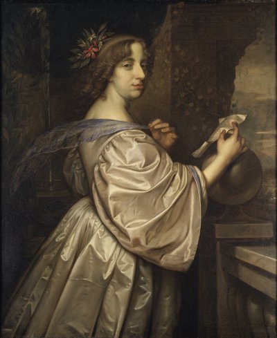 La reina Cristina de Suecia - Retrato de la Reina Cristina de Suecia (1626-1689) de David Beck