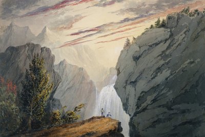 En la cascada de David Claypoole Johnston
