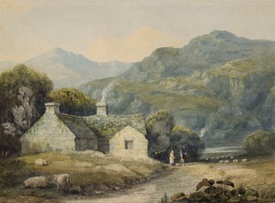 Una casa de campo en Llanberis, Gales del Norte de David Cox