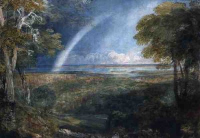 Un arco iris sobre el Severn de David Cox