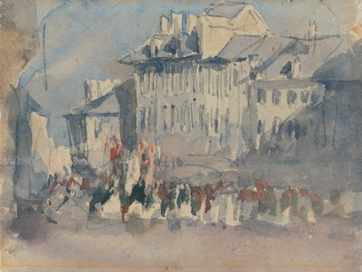 Una procesión religiosa de David Cox