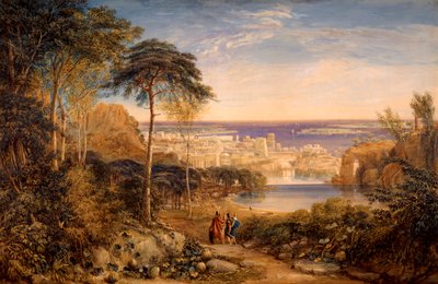 Cartago: Eneas y Acates de David Cox