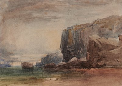 Escenario costero (nº 1 temporal) de David Cox