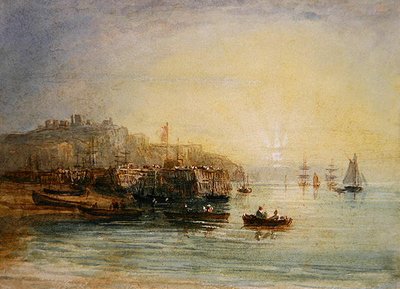 Barcos de pesca en Dover de David Cox