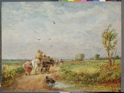Yendo al campo de heno de David Cox