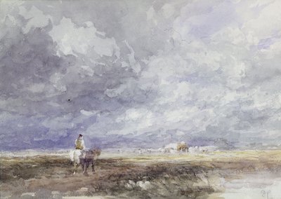 Yendo al Campo de Heno, c.1855 de David Cox