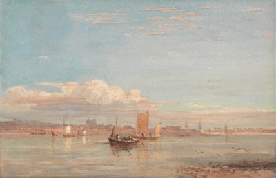 Hospital de Greenwich desde Woolwich Reach de David Cox