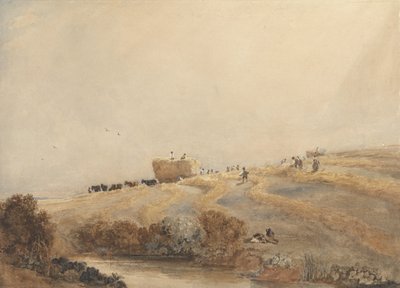 Haciendo heno, c.1808 de David Cox
