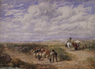 Toma el camino de la izquierda, 1854 de David Cox