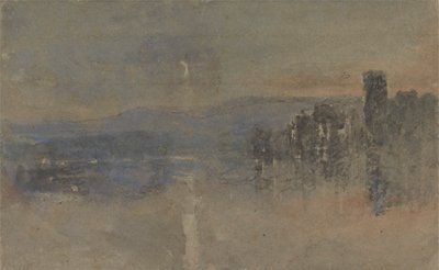 Paisaje a la luz de la luna de David Cox