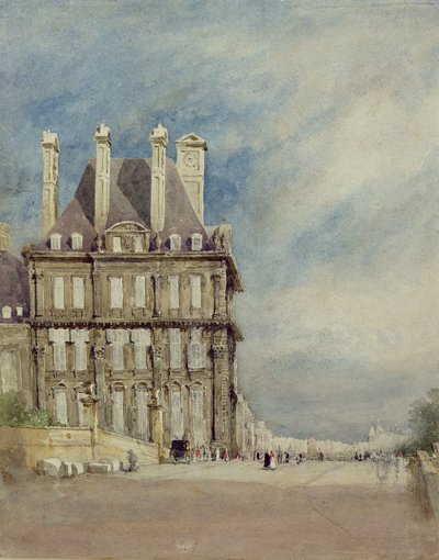 Pabellón de Flore, Tuileries, París de David Cox