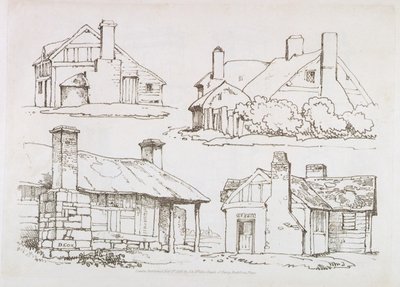 Placa 3 de Lecciones progresivas sobre paisaje para jóvenes principiantes, 1816 de David Cox