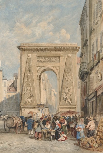 Porte Saint Denis, París de David Cox