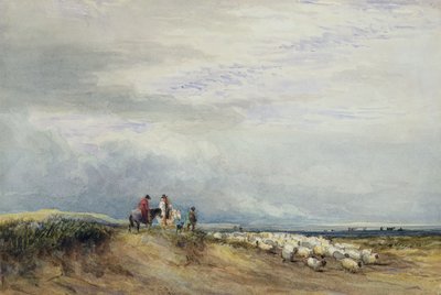 Jinetes en Ulverstone de David Cox
