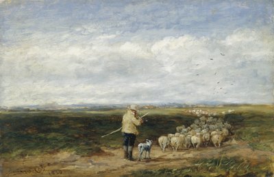El pastor, retorno del rebaño de David Cox