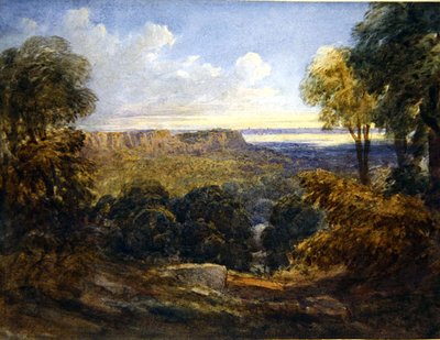 Vista del Canal de Bristol, c.1828 de David Cox