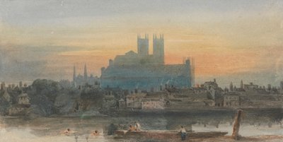 Westminster desde Lambeth de David Cox