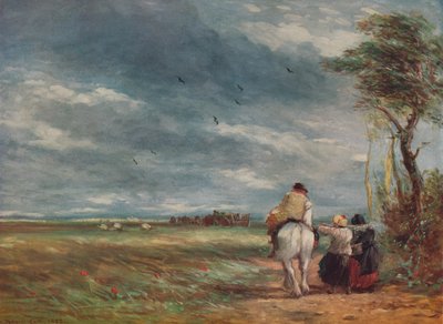 Yendo al campo de heno, 1852 de David Cox the elder