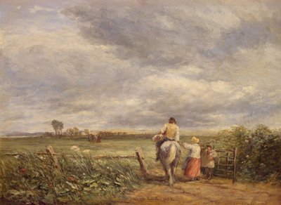 Yendo al campo de heno de David Cox the elder