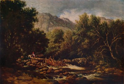 En el Lledr, c1844 de David Cox the elder