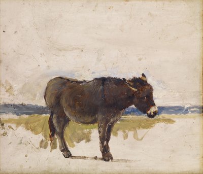 Estudio de un Burro, 1841-1843 de David Cox the elder