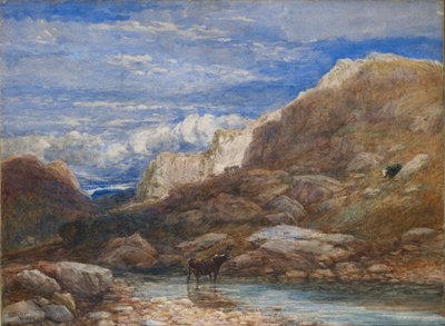 El desafío, 1853 de David Cox the elder