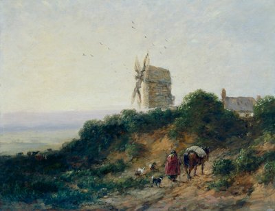 El camino al molino de David Cox the elder