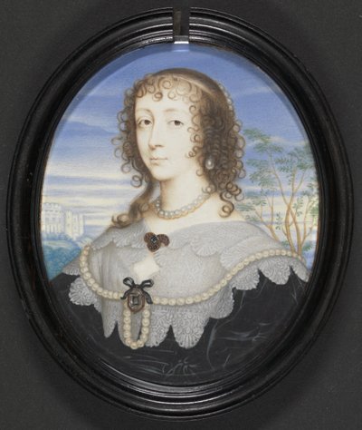Reina Henrietta Maria (1609-69) de David Des Granges