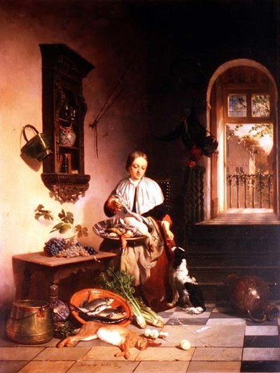En la cocina de David Emil Joseph de Noter