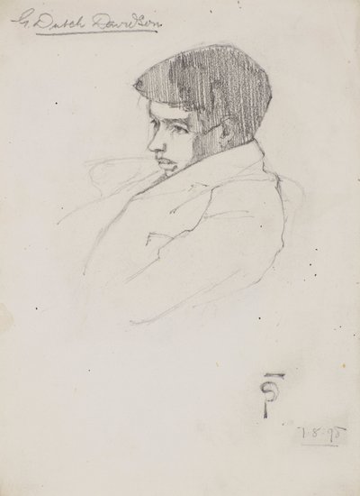 Retrato de George Dutch Davidson de David Foggie