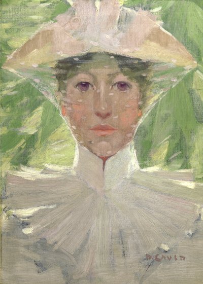 El nuevo sombrero, c.1893-94 de David Gauld