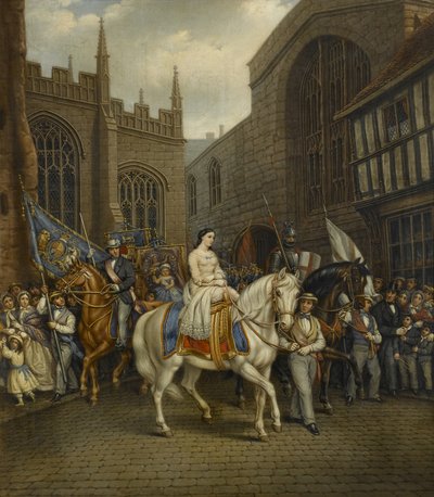 Procesión de Lady Godiva, Coventry, 1867 de David Gee