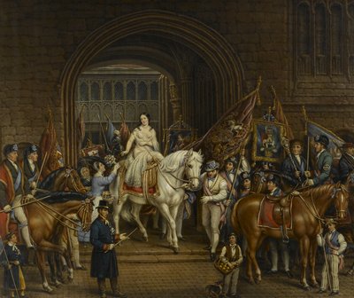 Procesión de Lady Godiva de 1829, 1867 de David Gee
