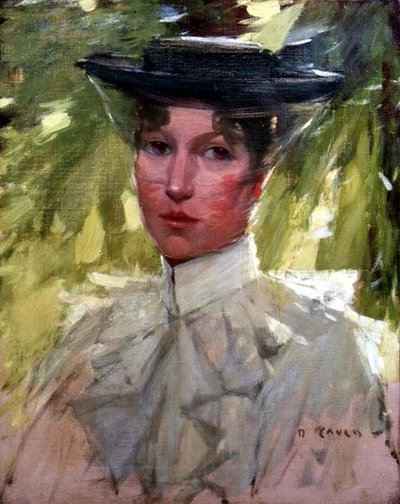 Retrato de una joven de David Gould