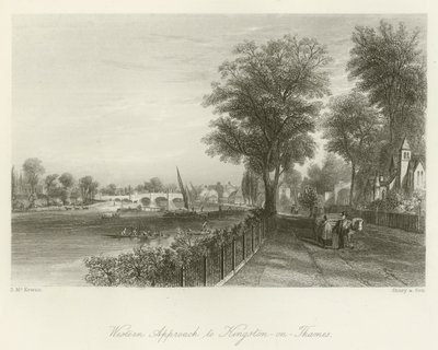 Acceso occidental a Kingston-on-Thames de David Hall McKewan