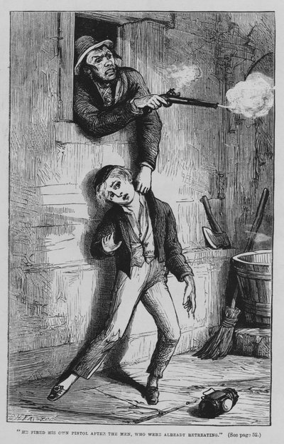 Ilustración para Oliver Twist de Charles Dickens de David Henry Friston