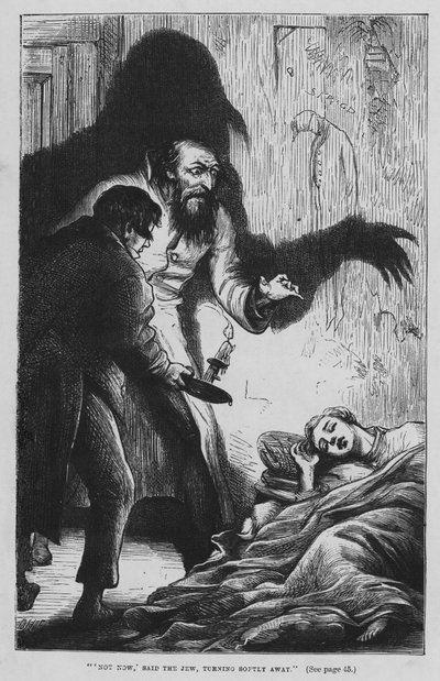 Ilustración para Oliver Twist de Charles Dickens de David Henry Friston