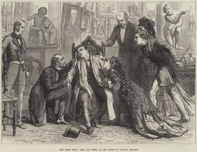 Última Escena de Hombre y Mujer, en el Teatro del Príncipe de Gales de David Henry Friston