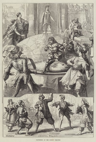 Pantomimas en los teatros de Londres de David Henry Friston