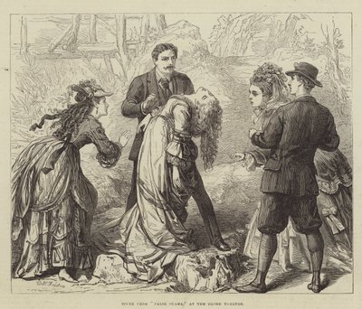 Escena de Vergüenza Falsa, en el Teatro Globe de David Henry Friston