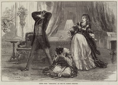 Escena de Fernande, en el Teatro St James de David Henry Friston