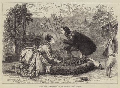 Escena de Sweethearts, en el Teatro Prince of Wales de David Henry Friston