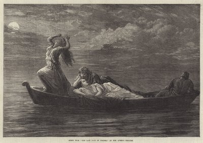 Escena de Los últimos días de Pompeya, en el Teatro de la Reina de David Henry Friston