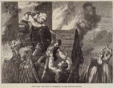 Escena de El Vicario de Wakefield, en el Teatro Standard de David Henry Friston