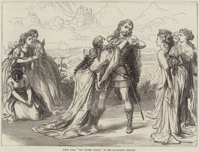 Escena de El Mundo Malvado, en el Teatro Haymarket de David Henry Friston