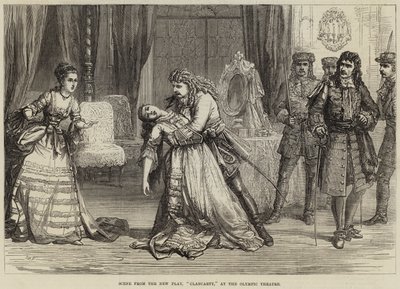 Escena de la nueva obra, Clancarty, en el Teatro Olímpico de David Henry Friston