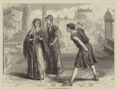 Escena de la obra de Westminster de David Henry Friston